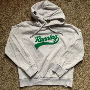 H&M Letterman Appliqué Hoodie